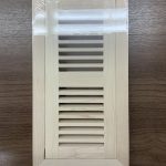 Flush Mount 4" x 10" Unfinished Maple Vent