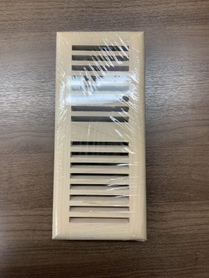 Top Mount 4" x 10" Unfinished Maple Vent